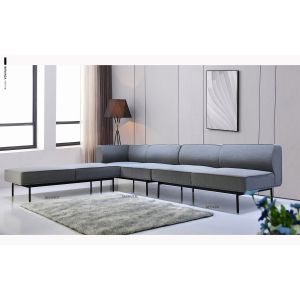 Модул RFG Klark, ъглов, текстил, 800 х 800 х 720 mm, сив