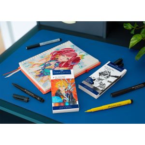 Faber-Castell Маркер Pitt Manga Mangaka, 6 броя