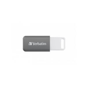 USB флаш памет DataBаr Verbatim, USB 2.0, 128 GB, сива