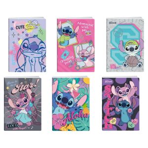 Тетрадка Best Buy Premium, Stitch, A5, малки квадратчета 5 x 5 mm, офсетова хартия, 50 листа, асорти, 1 брой