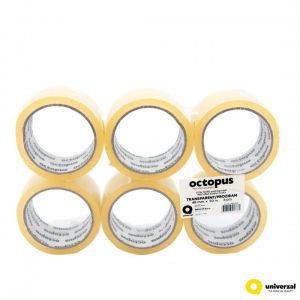 Опаковъчна лента Octopus 48mm х 50m, ПРОЗРАЧНА