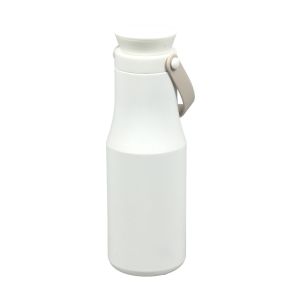 Бутилка Vintage, двустенна, инокс, 470 ml, бяла