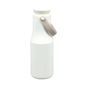 Бутилка Vintage, двустенна, инокс, 470 ml, бяла