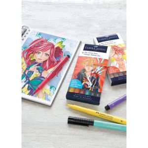 Faber-Castell Маркер Pitt Manga Shading, 4 броя