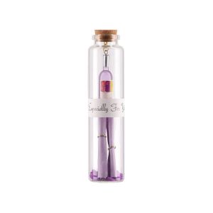 Шишенце със съобщение Takk Elixir, стъклено, асорти