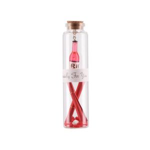 Шишенце със съобщение Takk Elixir, стъклено, асорти