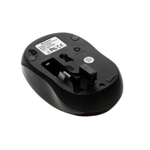 Мишка Verbatim Go Nano, безжична, оптична, USB, 1600 dpi, черна