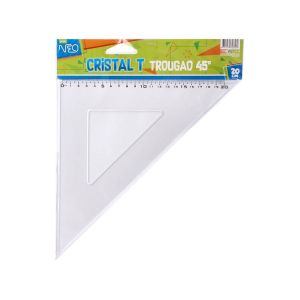 Триъгълник Sazio Cristal T, 45°, 20 cm