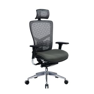 Ергономичен стол RFG TECH@PRO, Multi-function механизъм, до 250 kg, сив