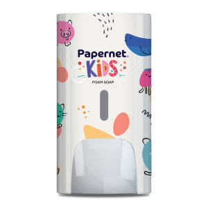 Диспенсър за сапун на пяна Papernet Kids Animals, 11.6 х 13.9 х 22 cm