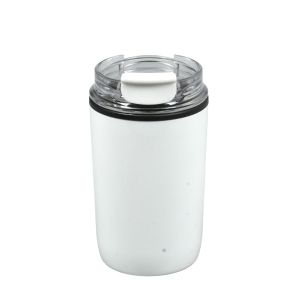 Термочаша Jansen, неръждаема стомана, двустенна, 300 ml, бяла