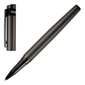 Hugo Boss Ролер Loop Diamond, матов, в кутия, хром