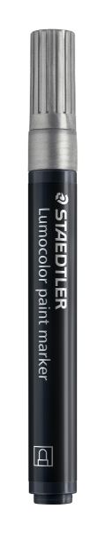 Маркер Staedtler Lumocolor Paint 349, акр,сребрист
