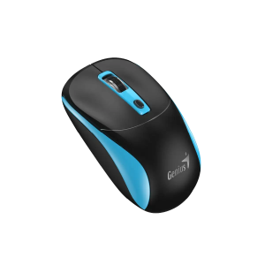 Мишка Genius NX-7123, безжична, AI Copilot, USB, 4 бутона, AA, черно-синя