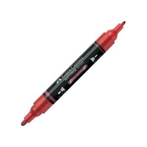 Faber-Castell Акрилен маркер Multimark, № 296, червен металик