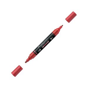 Faber-Castell Акрилен маркер Multimark, № 296, червен металик