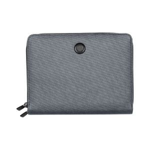 Hugo Boss Конферентна папка Gleam, A5, с цип, сива