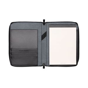 Hugo Boss Конферентна папка Gleam, A5, с цип, сива