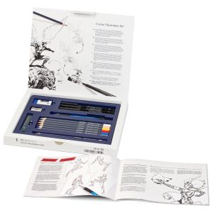 Faber-Castell Рисувателен комплект Pitt Comic Illustration, 15 броя