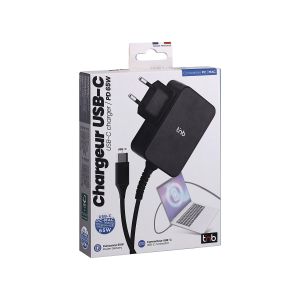 Зарядно устройство TNB Multimedia, за лаптоп, таблет и смартфон, USB Type-C, 65 W, дължина 1.8 m
