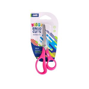 Ножица Junior Ergo Cuts, ергономична, 14 cm, асорти