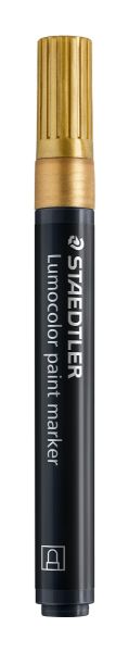 Маркер Staedtler Lumocolor Paint 349, акр, златист