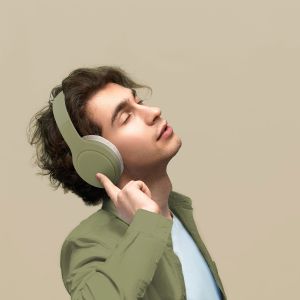 Слушалки TNB Tonality, с Bluetooth, USB Type-C, 117 dB, цвят маслина