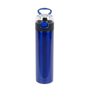 Office 1 Бутилка Metropolis, метална, двустенна, 500 ml, синя