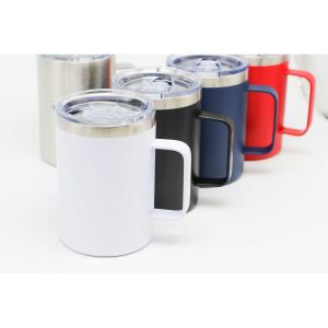 Office 1 Термочаша Heat, метална, 350 ml, черна
