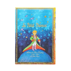 Paperblanks Тефтер Saint-Exupery - The Little Prince, Midi, широки редове, твърда корица, 72 листа