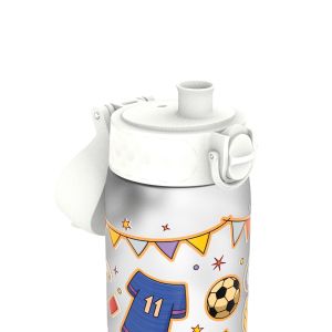 Бутилка за вода Ion8 Print, рециклирана пластмаса, 500ml,Football