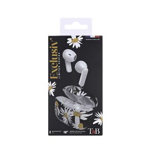 Слушалки TNB Xclusiv Daisy, безжични, със зареждащ кейс