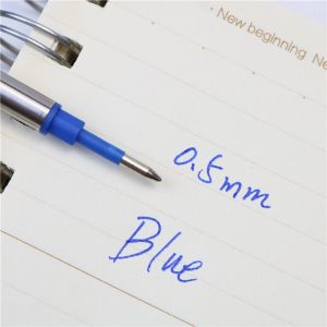 Office 1 Пълнител за ролер, тип Parker, метален, 0.5 mm, син