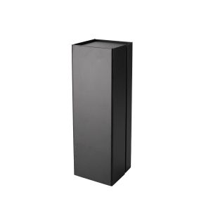 Office 1 Кутия Wine, с магнитно затваряне, сгъваема, 33 х 11 х 10.8 cm, дънно лепена, черна
