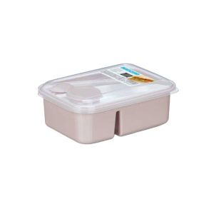 Кутия за обяд Kinvara, с прибори и разделител, 1800 ml, асорти