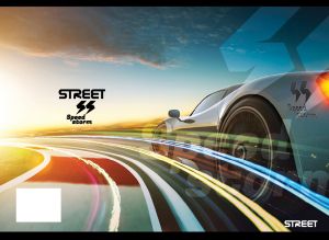 Тетрадка О+ А4, 40л, широки редове ,телчета,2024  момче