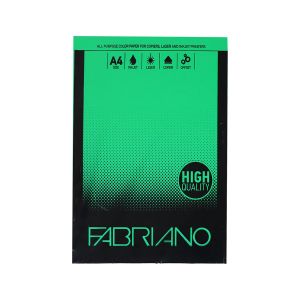 Fabriano Копирен картон, A4, 160 g/m2, зелен, 50 листа