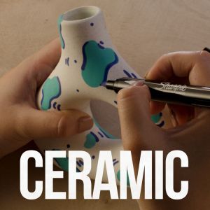 Комплект маркери Sharpie Acrylic, 2 цвята, блистер