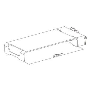 Стойка за монитор или лаптоп Lumi AR-4, алуминиева, до 20 kg, сива