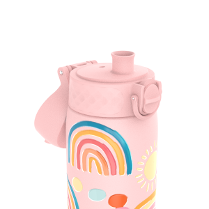Бутилка за вода Ion8 Print,метална, 600ml, Rainbows