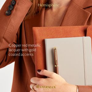 Ролер Waterman Hemisphere Understated, ЧЕРВЕН GT