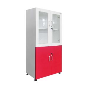 Шкаф RFG, лабораторен, 800 х 400 х 1650 mm, червено-бял