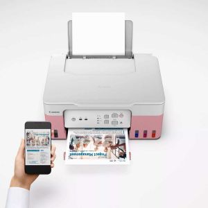 Мастиленоструен принтер Canon Pixma G3430, 3 в 1, А4, Wi-Fi, розов