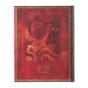 Paperblanks Тефтер Shelley Frankenstein, Ultra, широки редове, твърда корица, 72 листа