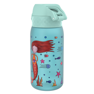 Бутилка за вода Ion8 Print, рециклирана пластмаса, 350ml,Mermaids