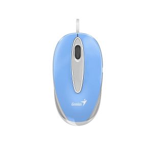 Мишка Genius DX-Mini, с кабел, USB Type-A, 3 бутона, синя