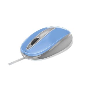 Мишка Genius DX-Mini, с кабел, USB Type-A, 3 бутона, синя