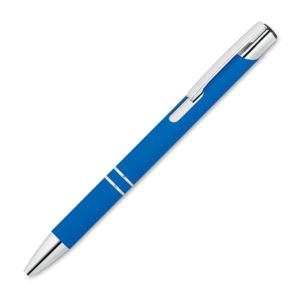 Office 1 Химикалка Norma Soft, метална, гумирана, синя