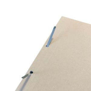 Папка Еconomy, картонена, с машинка, 250 g/m2, бяла, 50 броя