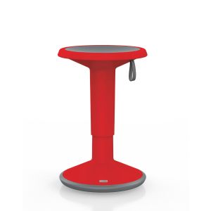 Табуретка Interstuhl Up 100U, кръгла, червена